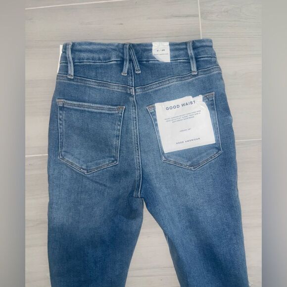 Good American Good Waist high rise Skinny Jeans Size 25 - Picture 7 of 11